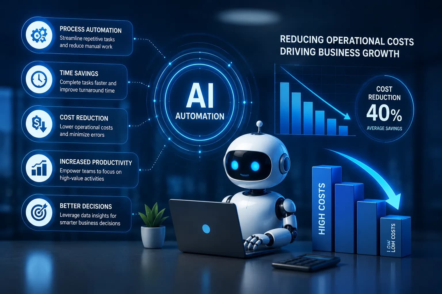 How AI Automation is Reducing Operational Costs for Businesses in 2026: illustration 2